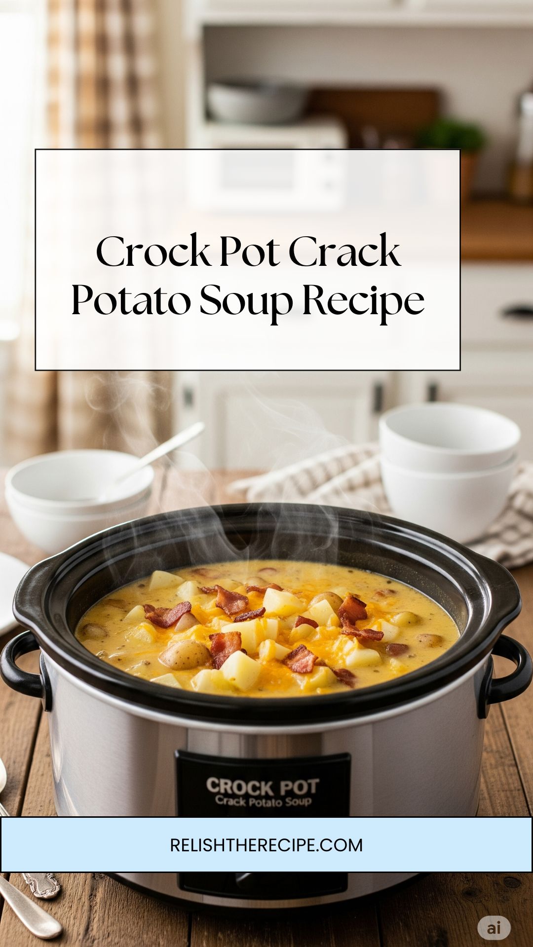 Crock Pot Crack Potato Soup Recipe: A Cheesy, Bacon-Ranch Delight