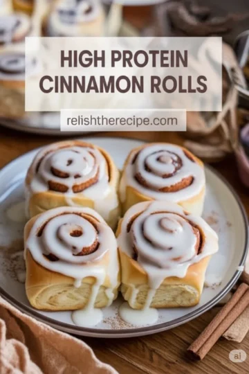 High Protein Cinnamon Rolls