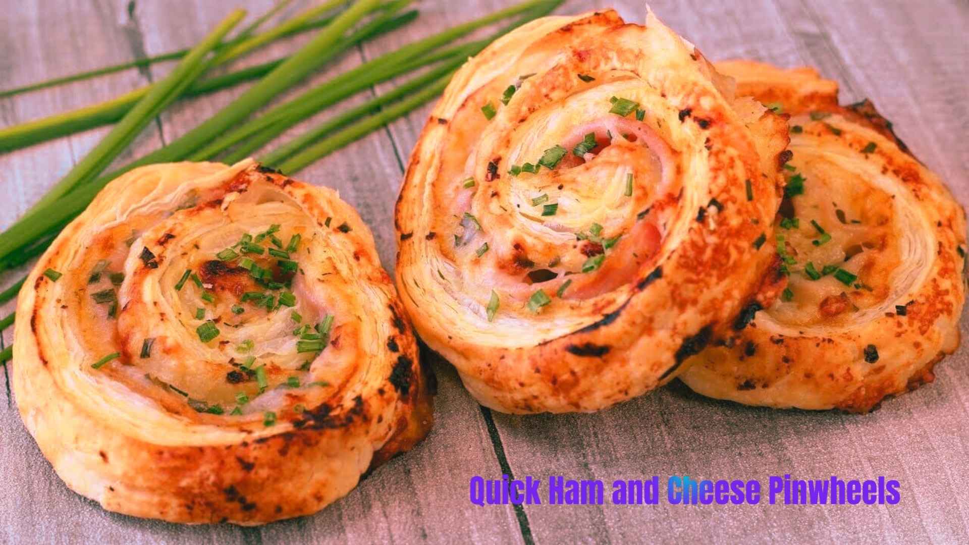 Quick Ham and Cheese Pinwheels
