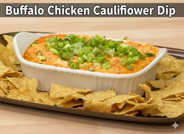 Buffalo Chicken Cauliflower Dip