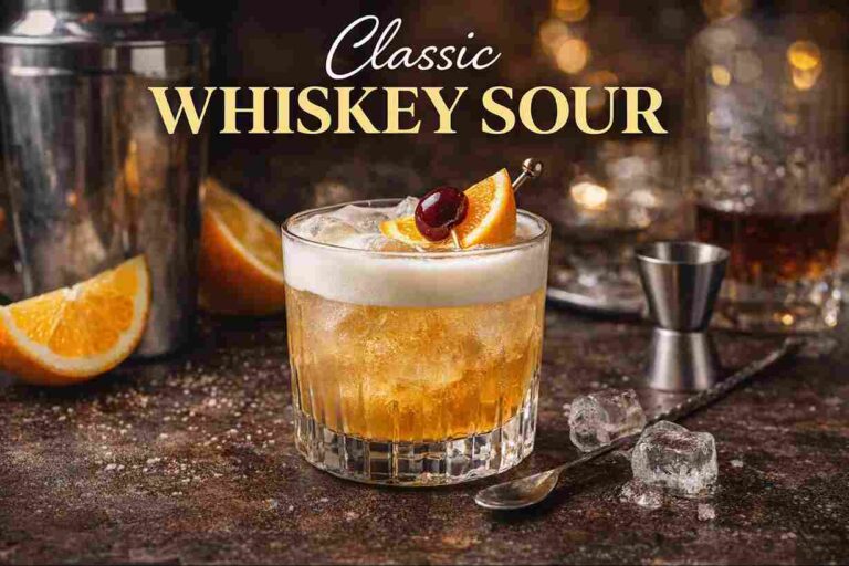 Classic Whiskey Sour Recipe