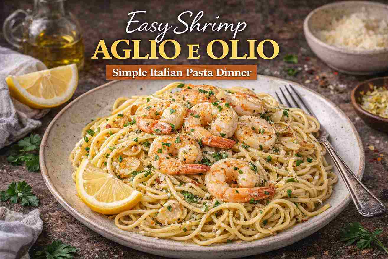 Shrimp Aglio e Olio Recipe