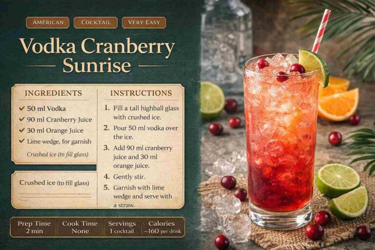 Vodka Cranberry Cocktail