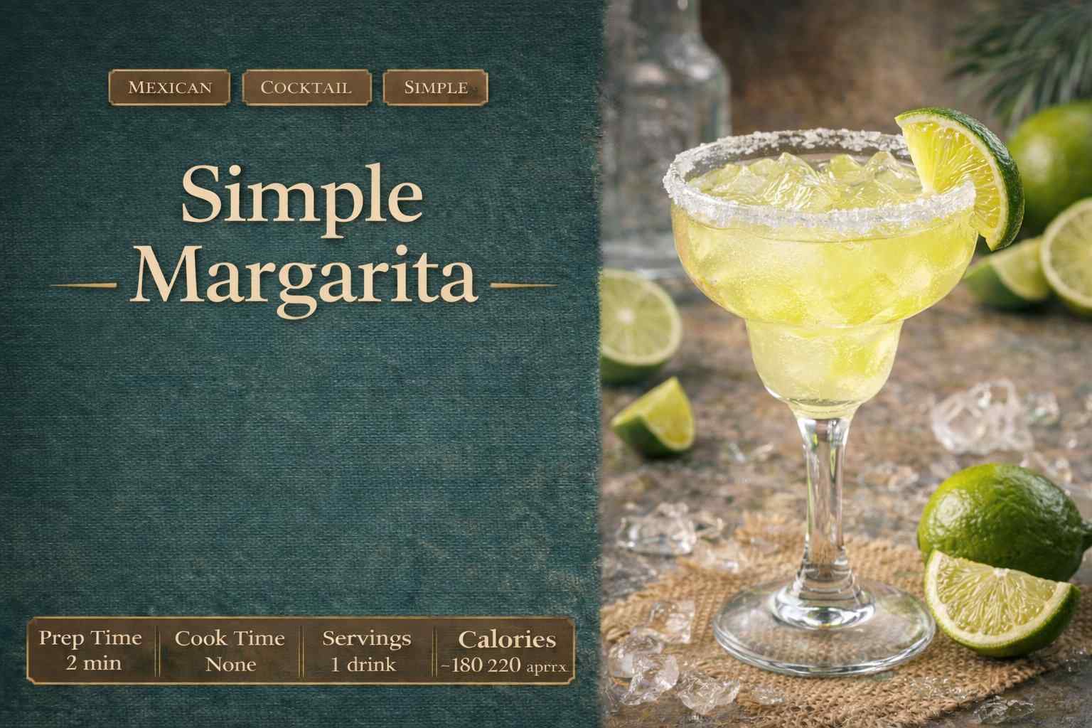 easy margarita cocktail