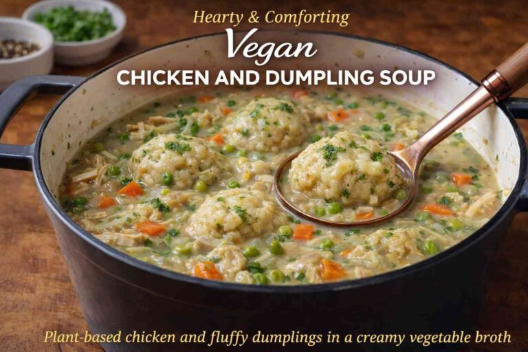 Vegan Chicken and Dumpling Soup