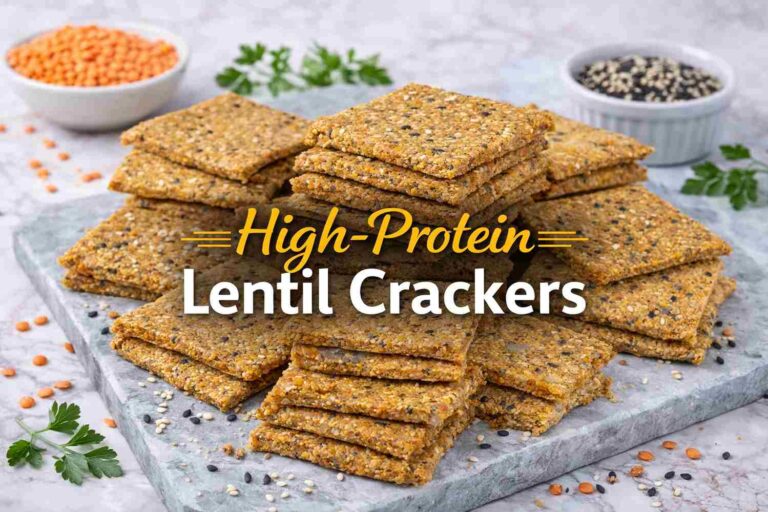 High-Protein Lentil Crackers