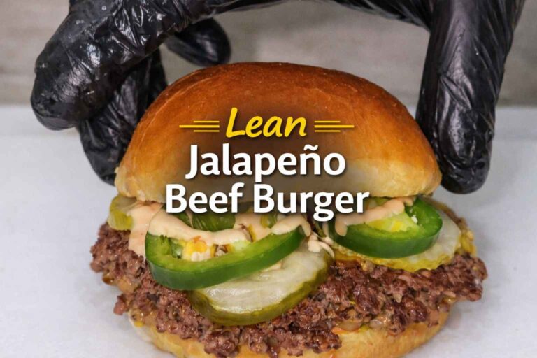 The Ultimate Lean Jalapeño Beef Burger: Spicy, High-Protein, and Guilt-Free