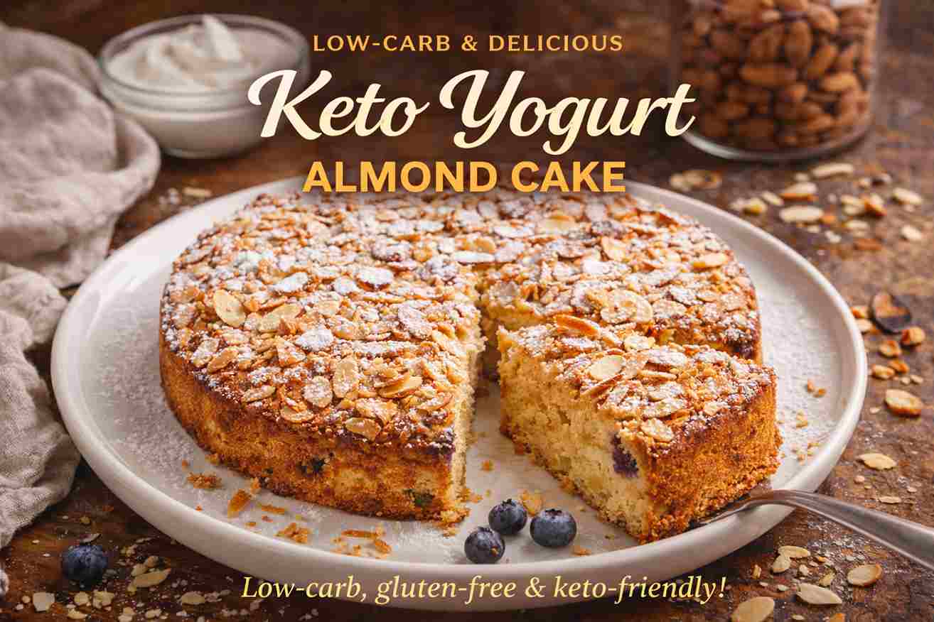 keto yogurt almond cake