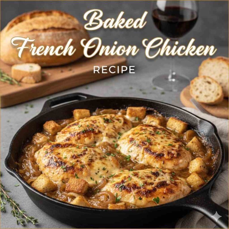 Baked French Onion Chicken