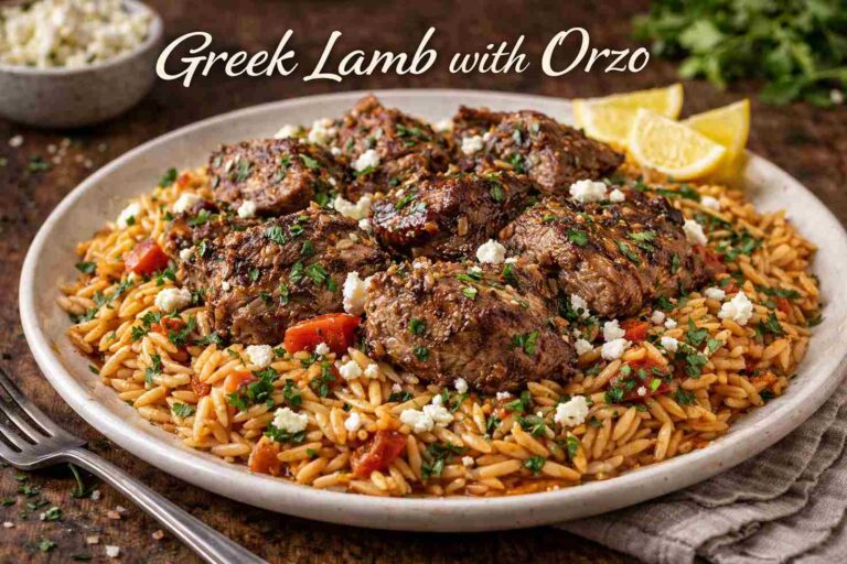 Greek Lamb with Orzo