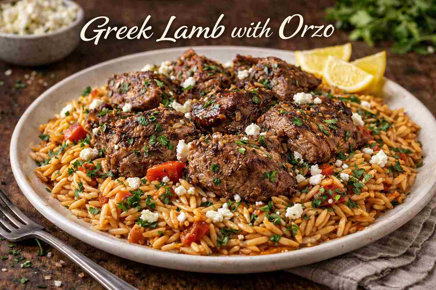 Greek Lamb with Orzo