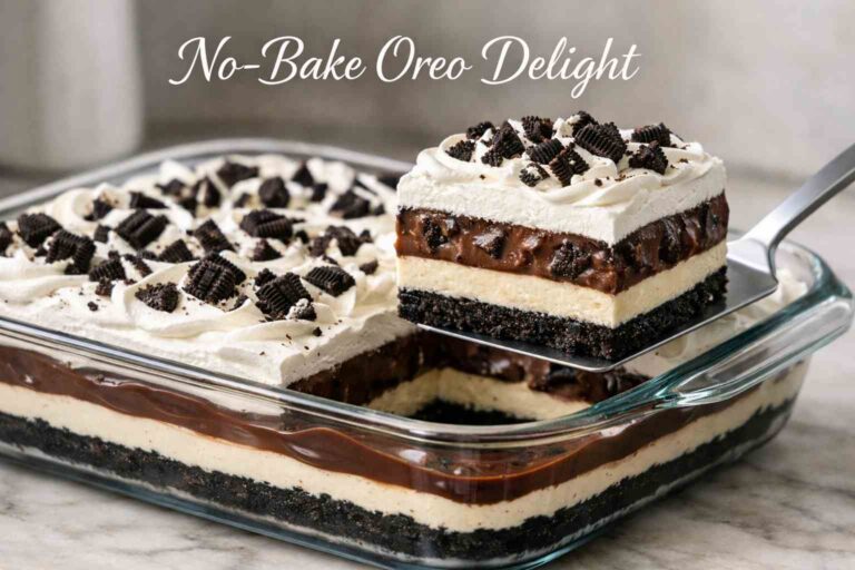 No-Bake Oreo Delight