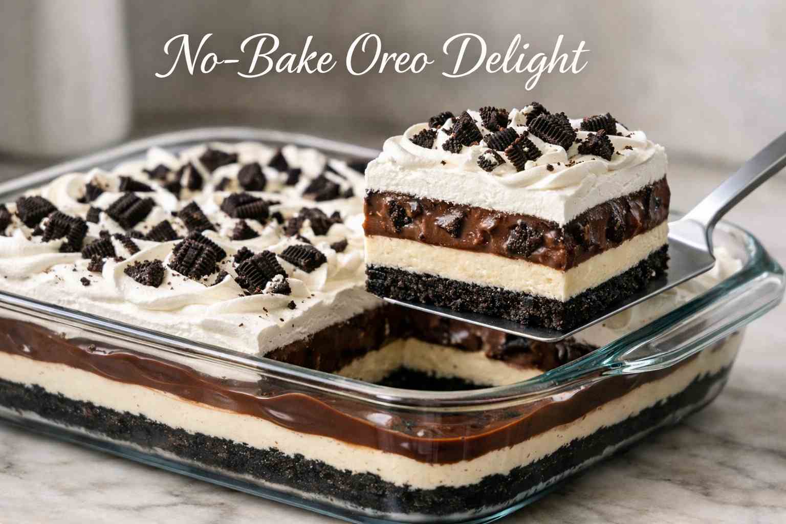 No-Bake Oreo Delight