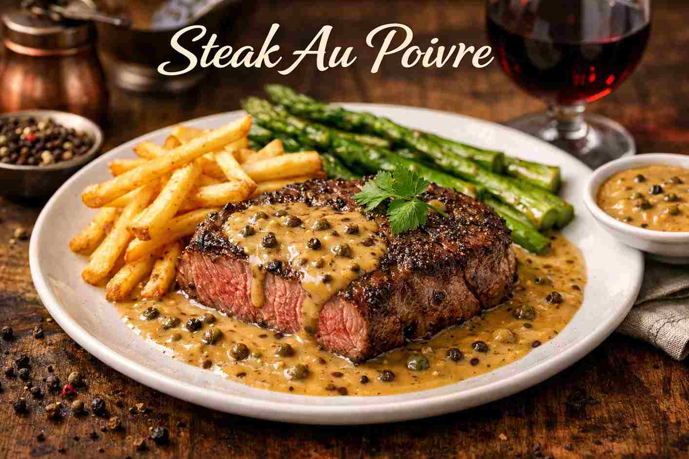 STEAK AU POIVRE