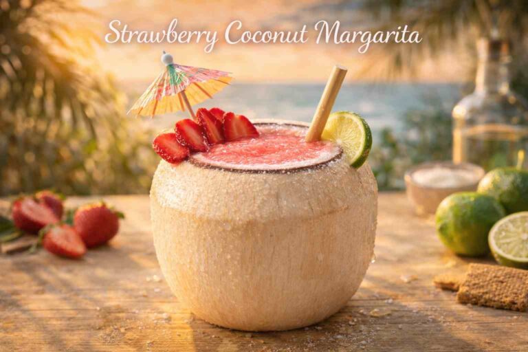 Strawberry Coconut Margarita