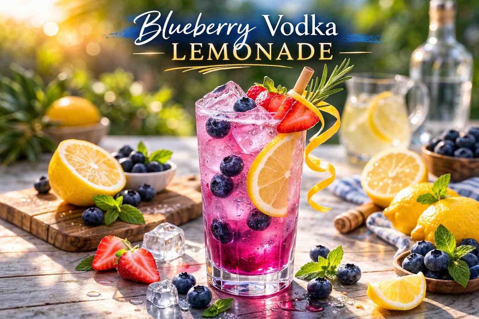 blueberry vodka lemonade