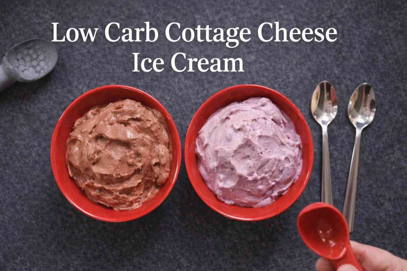 Low Carb VIRAL Cottage Cheese Ice Cream