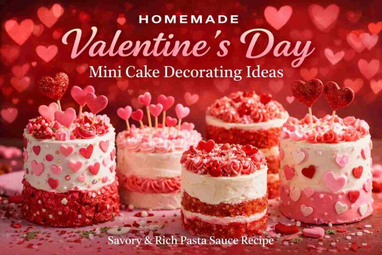valentine's day mini cakes