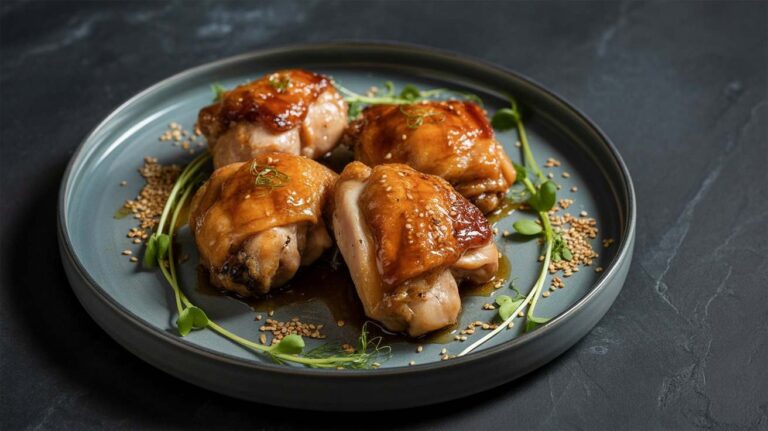 10-Min Honey Garlic Chicken Thighs (Stovetop)