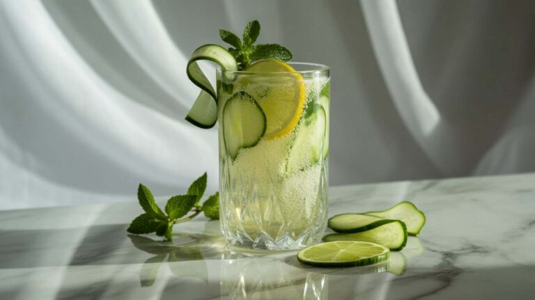 5-Min Cucumber Gin Spritz