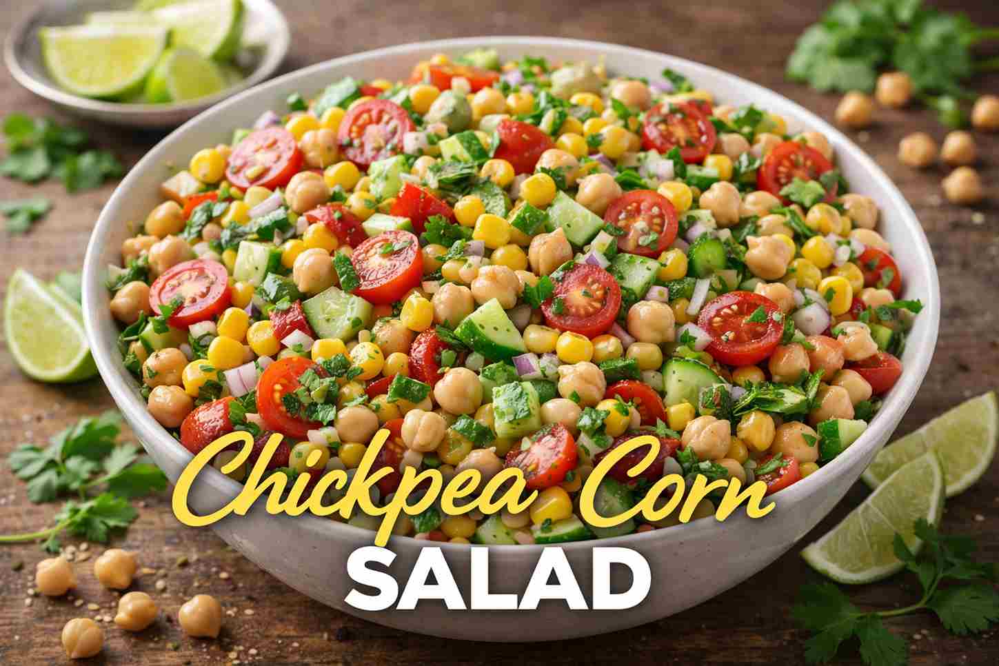 chickpea corn salad