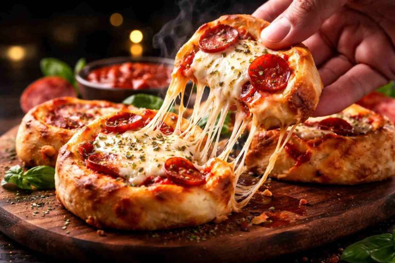 Pepperoni Mozzarella Pizza Pinwheels – Easy, Cheesy, Crowd-Pleasing Bites