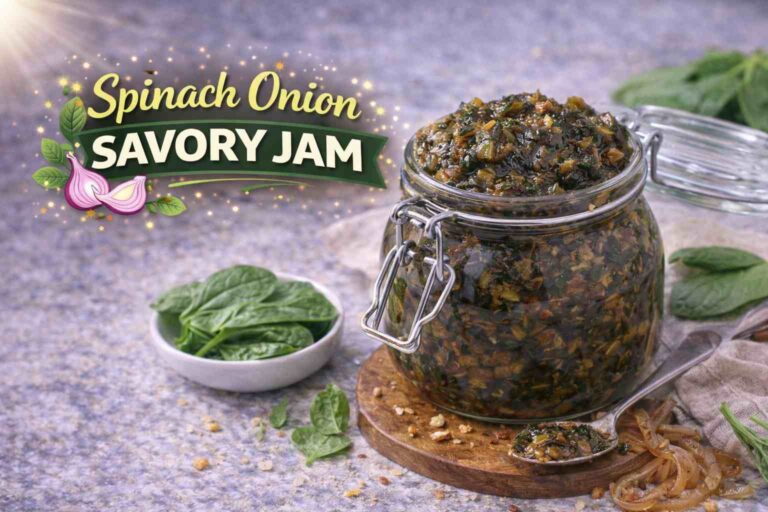 Spinach Onion Savory Jam
