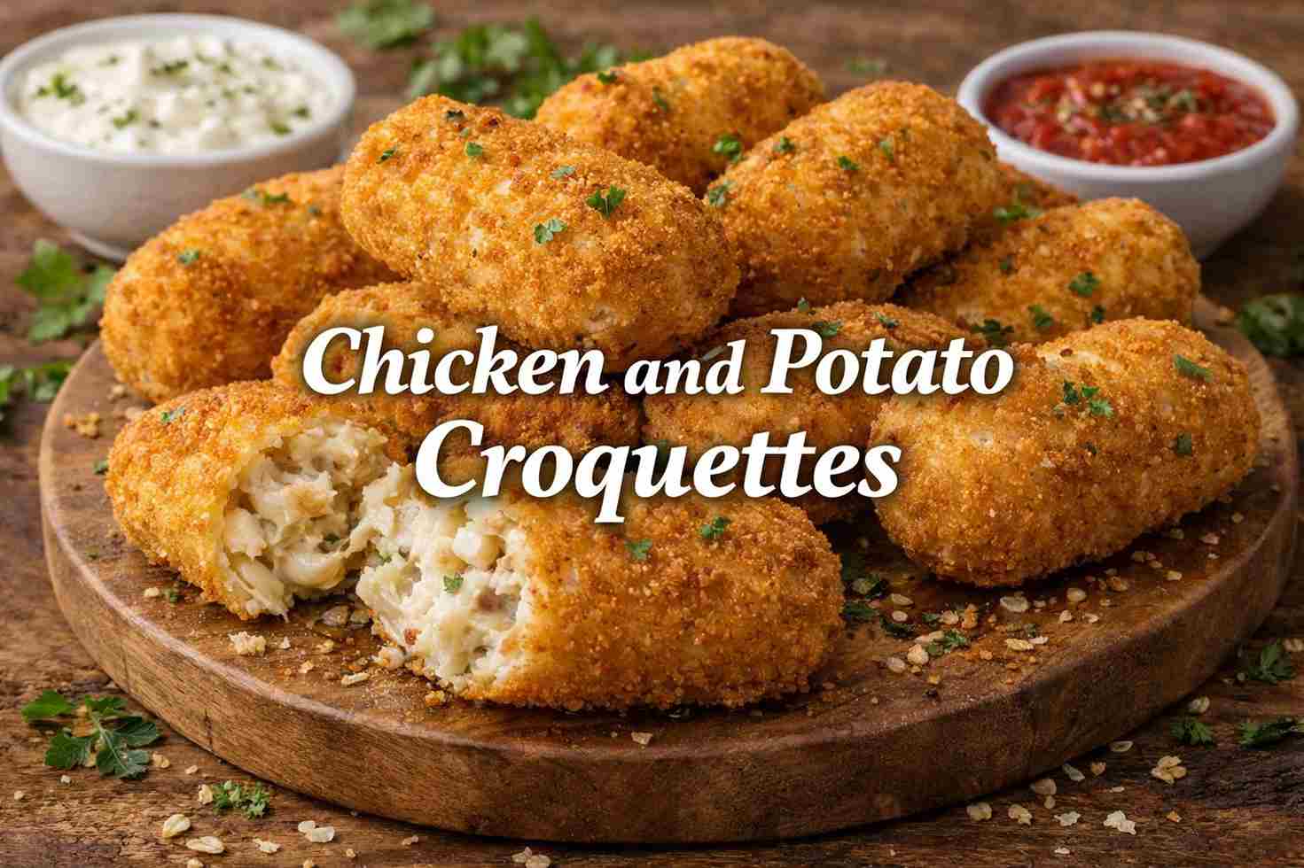 Chicken and Potato Croquettes