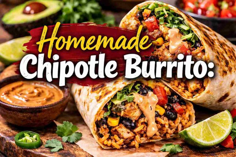 Homemade Chipotle Burrito