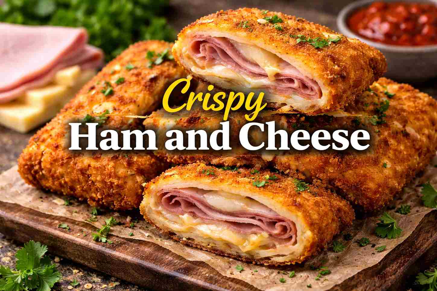 Crispy Ham and Cheese