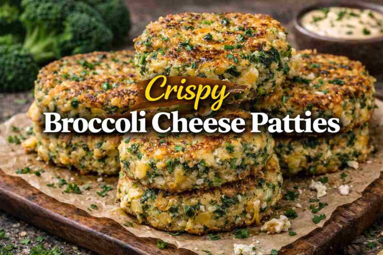 Crispy Broccoli Cheese Patties