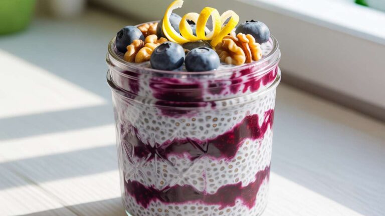 Best Blueberry Walnut Chia Seed Pudding Recipe (Easy & Healthy)
