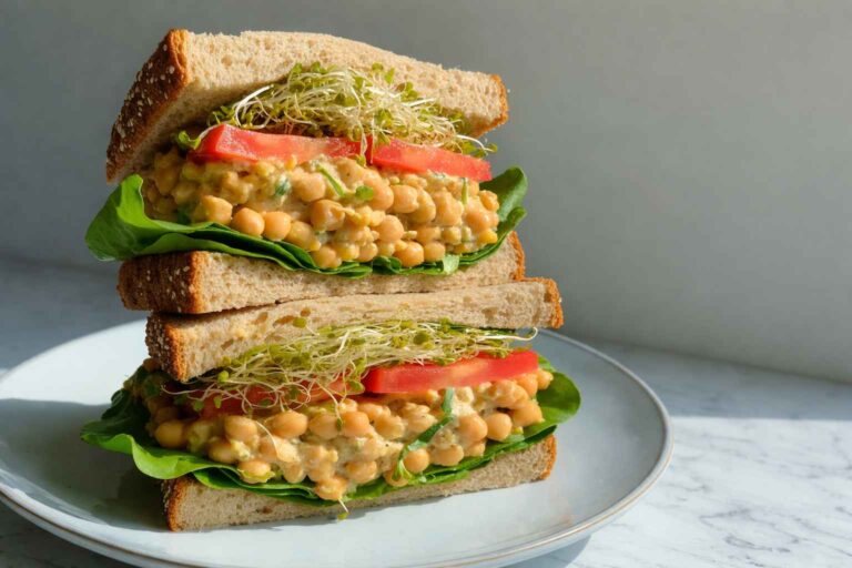 10-Min Chickpea Salad Sandwich