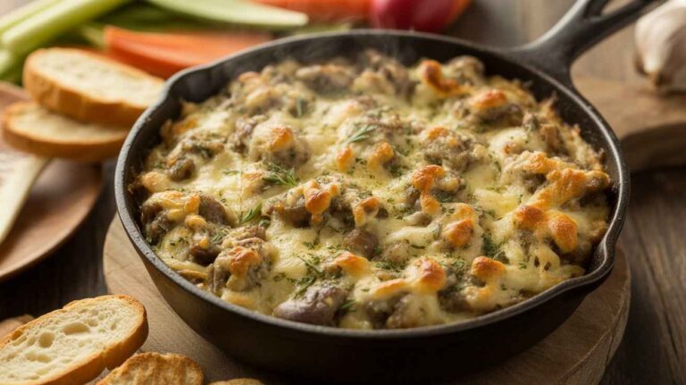 Stuffed Mushroom Dip — The Cheesy, Creamy Appetizer Everyone Will Be Talking About