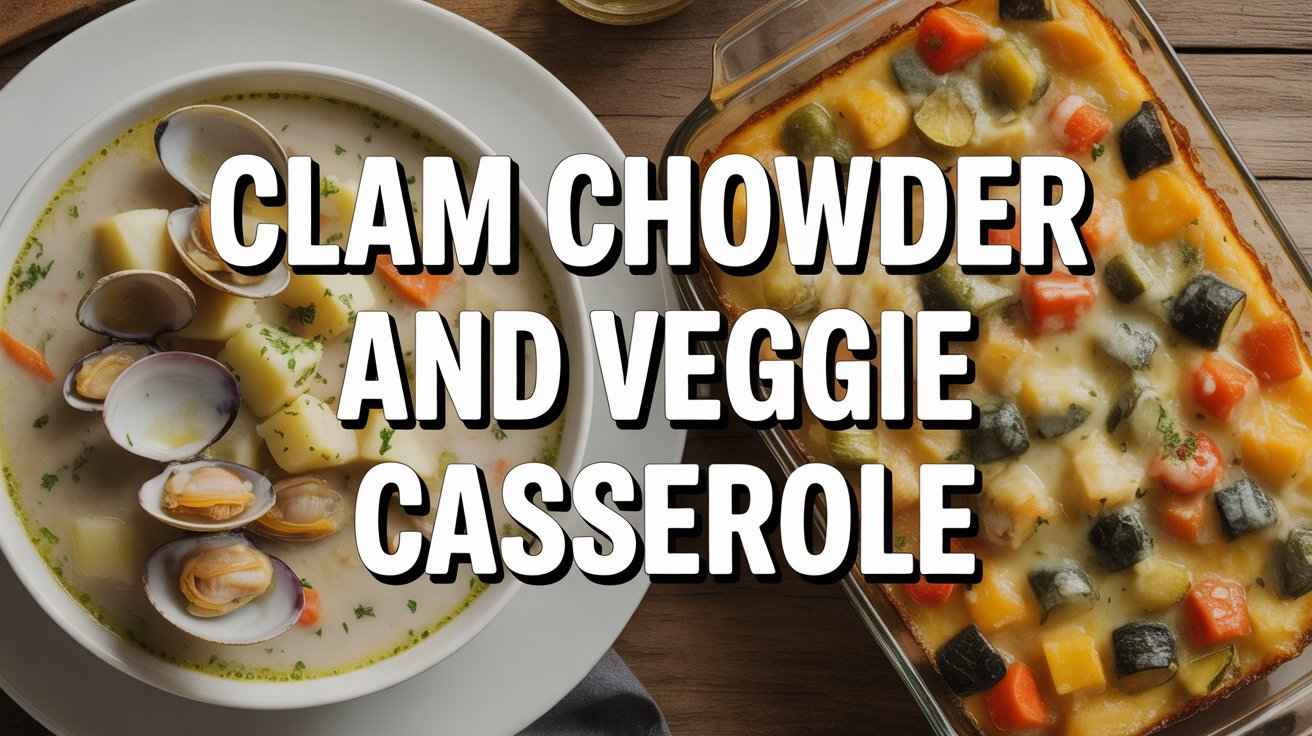 Clam Chowder and Veggie Casserole