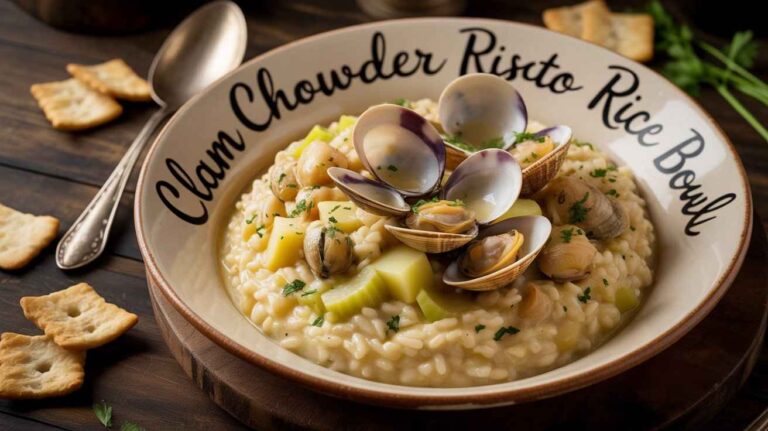 Clam Chowder Risotto Rice Bowl