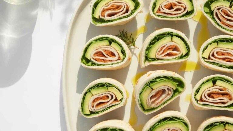 Turkey Avocado Pinwheels – Easy, Fresh, and Perfect for Any Snack