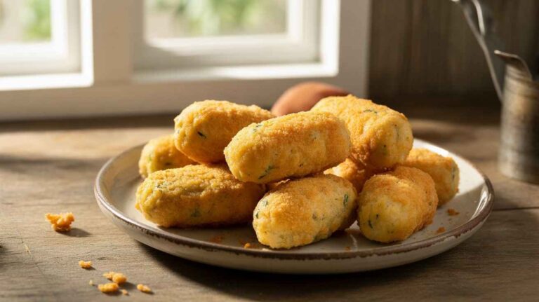 Chicken and Potato Croquettes — Crispy on the Outside, Irresistibly Cheesy on the Inside