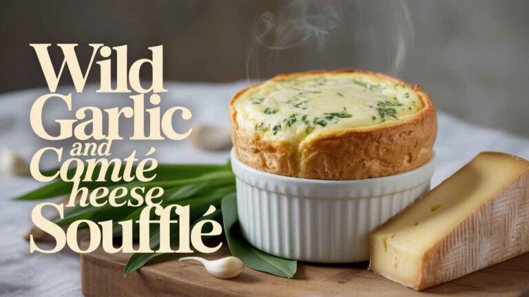 Wild Garlic and Comté Cheese Soufflé