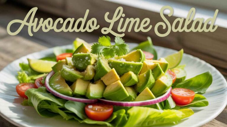 Bite Into Bliss with This Avocado Lime Salad