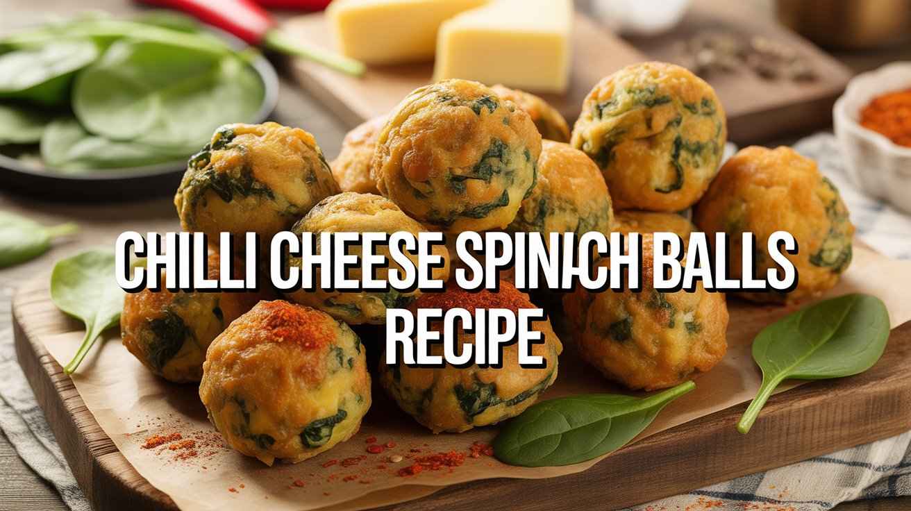Chilli Cheese Spinach Balls