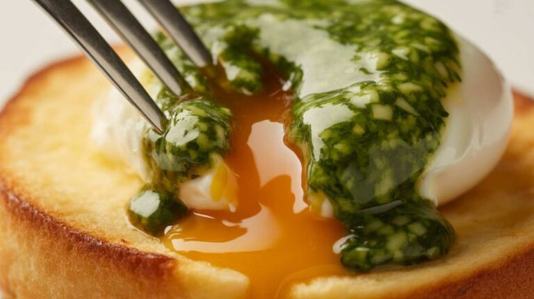 Salsa Verde Eggs Benedict – Bright, Zesty, and Comforting