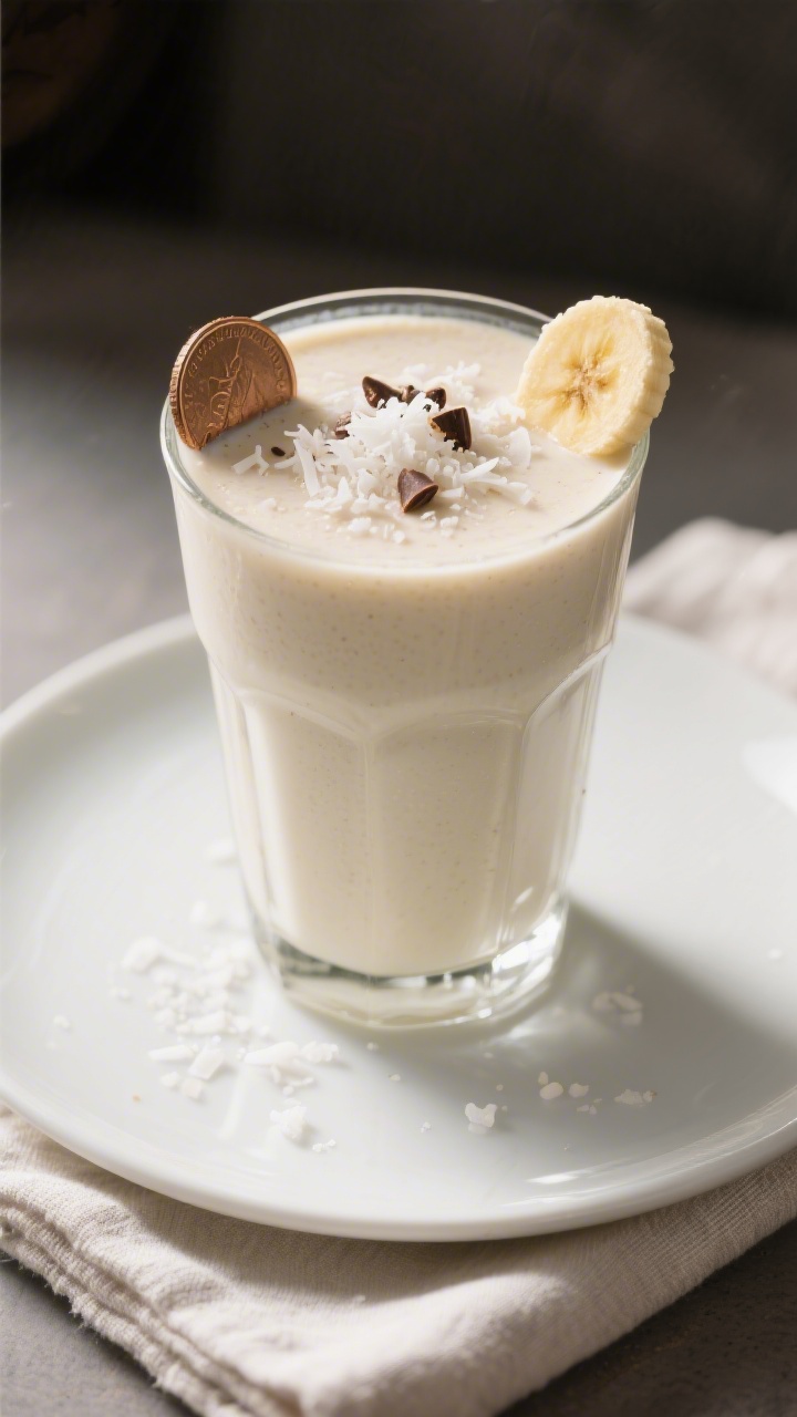 Final dish — Restaurant-quality presentation: A tall chilled glass filled with ultra-creamy Coconu