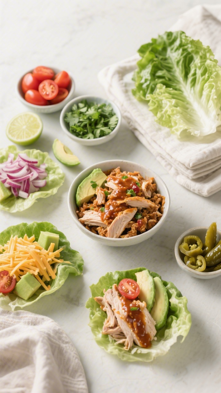 Overhead “build-your-own” top view: Tasty top-down spread for assembly—neatly separated compon