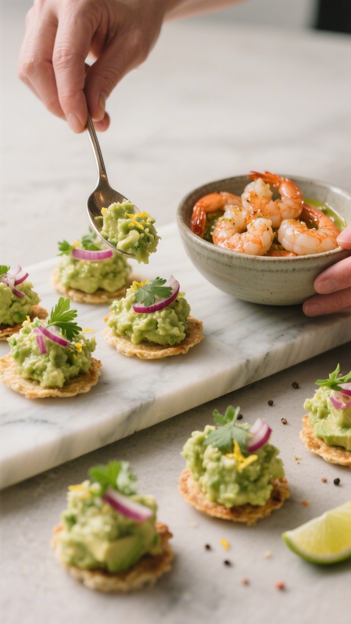 Process shot: The “assemble the bites” step captured mid-action without hands—an elegant board