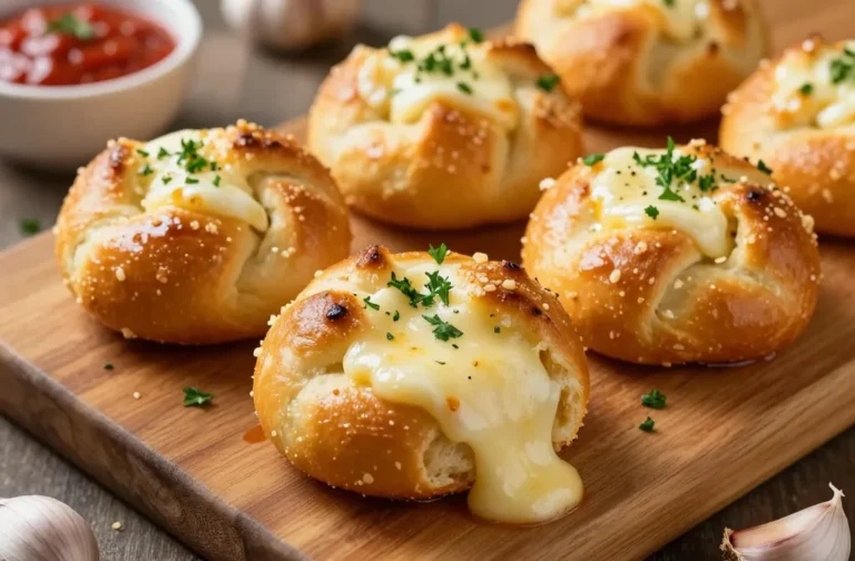 Mozzarella Stuffed Garlic Knots Worth Every Bite