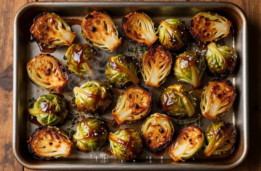 Maple Glazed Brussels Sprouts That Steal the Show" (Note: Character Count Is 48 Including Spaces)