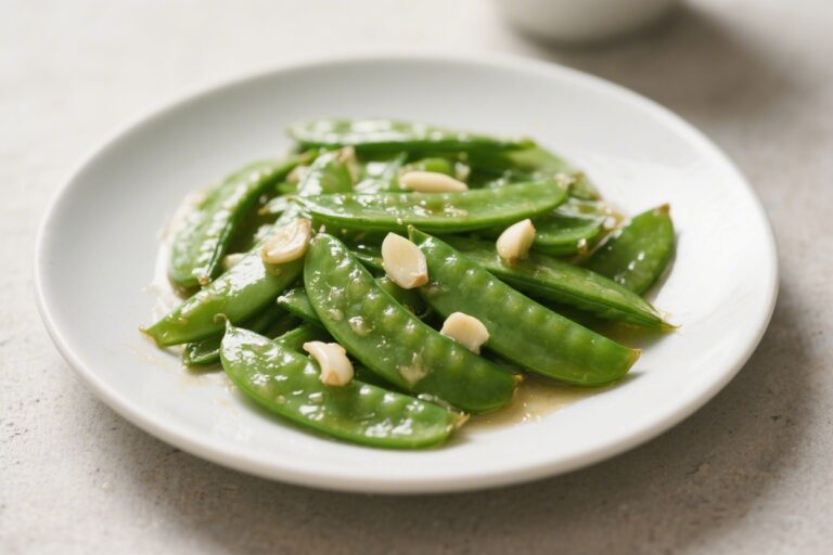 10-Min Garlic Butter Sautéed Sugar Snap Peas – A Quick, Fresh Side You’ll Make on Repeat