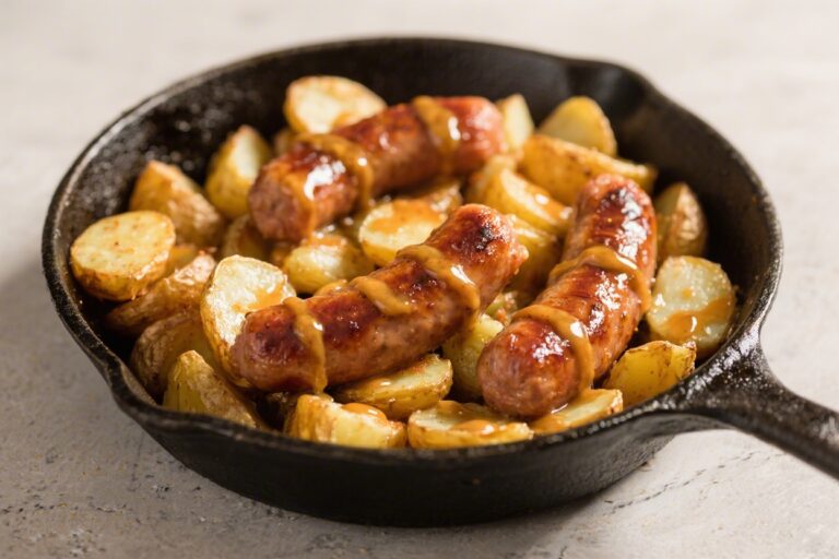 One-Pan Honey Mustard Sausage and Potatoes – Simple, Satisfying, and Full of Flavor