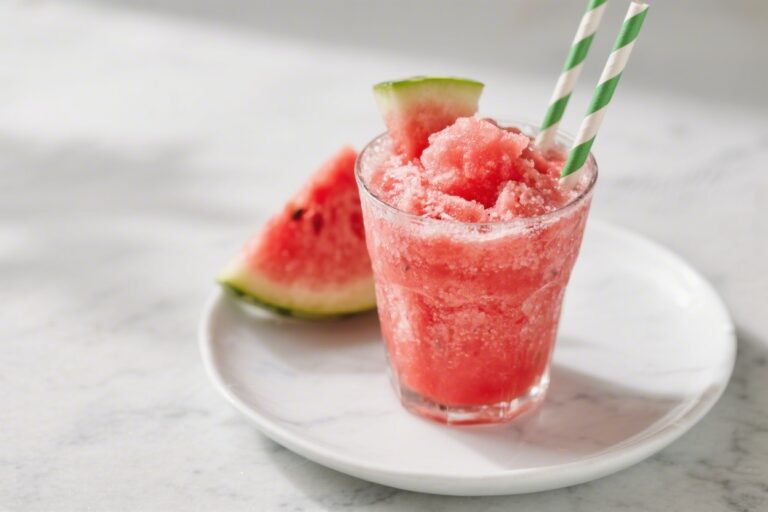 10-Min Frozen Watermelon Slushie – A Quick, Refreshing Summer Treat